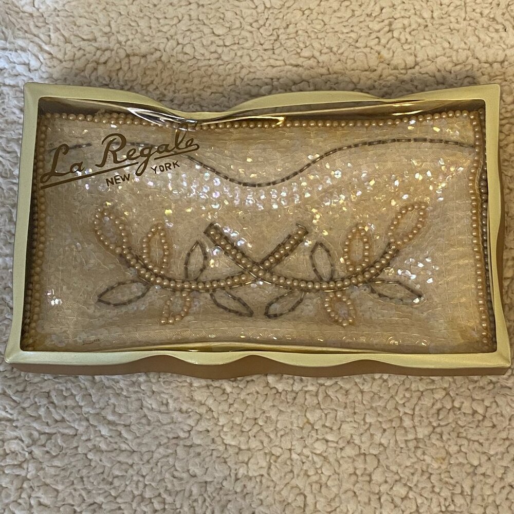 Vintage La Regale New York Beaded Evening Bag